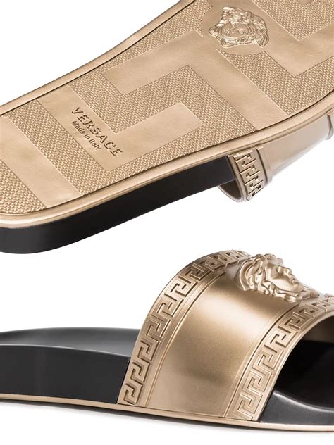 versace slides all white|farfetch Versace slides.